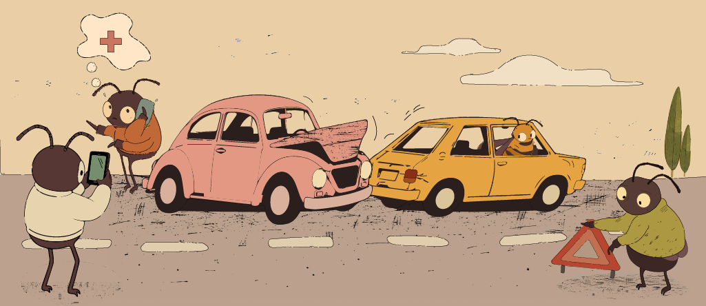 Как избежать ошибок на месте аварии